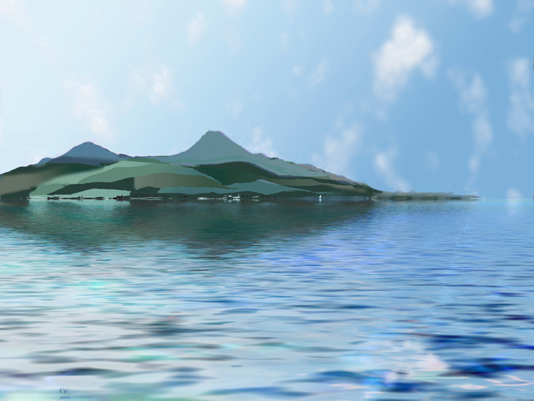 BBig Island Becalmed