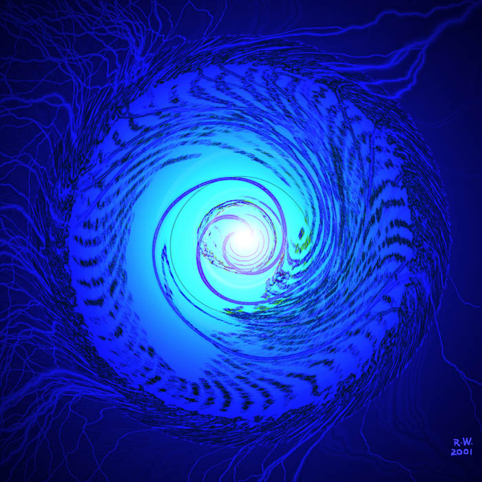 Blue Lightning Mandala