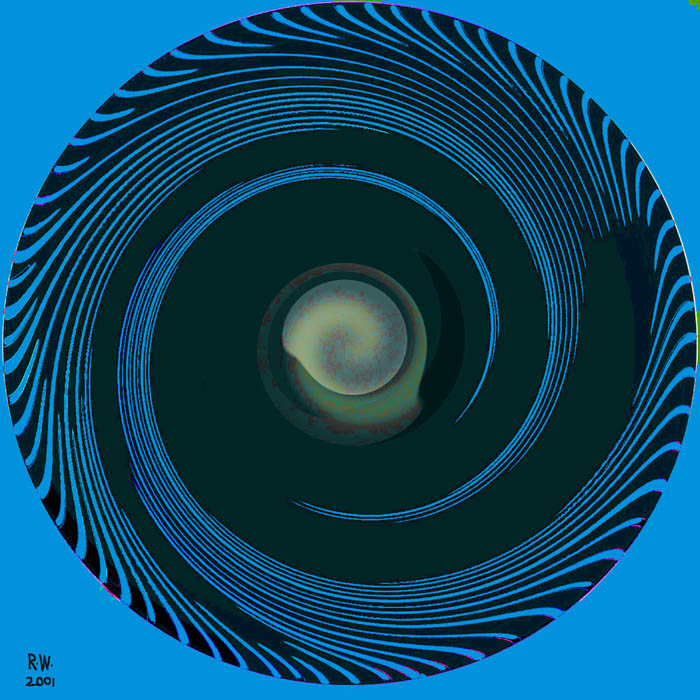 Blue Swirl Mandala